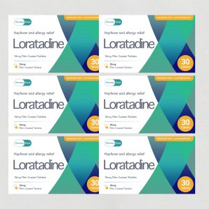 6 month supply Loratadine Tablets 30 pack